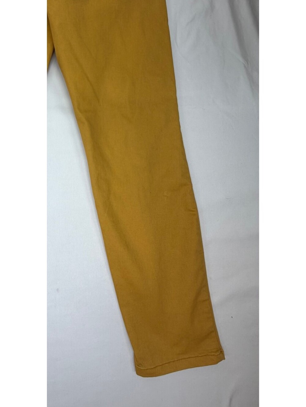Cato Women's Straight Jeans High Rise 5-Pocket Stretch Size 12 Mustard - Picture 15 of 15